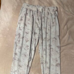 Danskin White & Faded Purple Pajama Pants